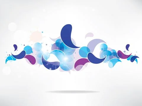 Abstract background with colored elements. Abstract vector illustration with Illustrazione stock