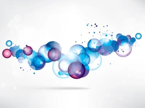 Abstract background with colored elements. Abstract vector illustration with Stock Illustration