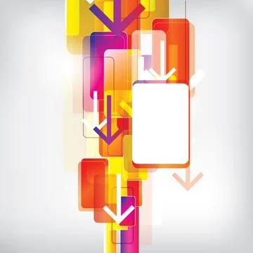 Abstract Background with colored elements. Abstract vector illustration with Ilustración de archivo