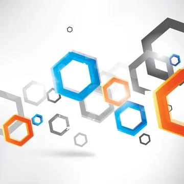 Abstract background with colored elements. Abstract vector illustration with イラスト素材