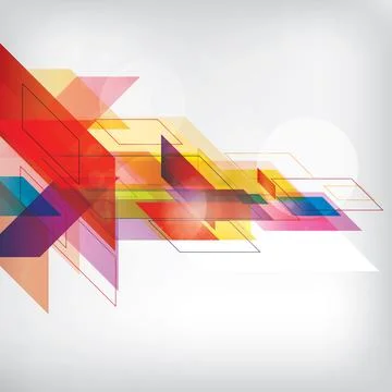 Abstract background with colored elements. Abstract vector illustration with 스톡 일러스트