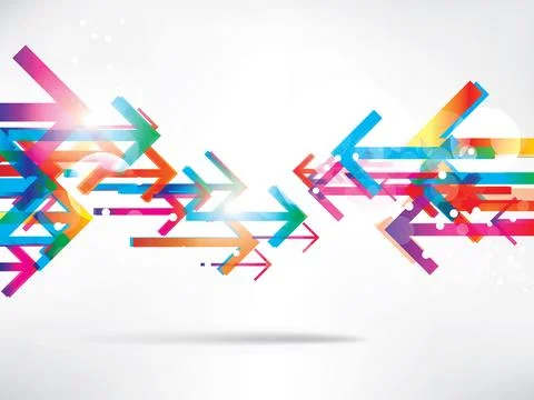 Abstract background with colored elements. Abstract vector illustration with イラスト素材