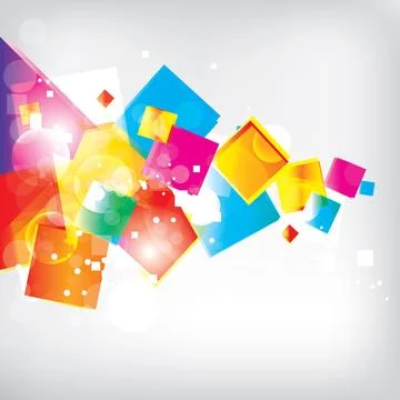 Abstract background with colored elements. Abstract vector illustration with Ilustración de archivo