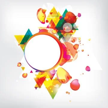 Abstract background with colored elements. Abstract vector illustration with 스톡 일러스트