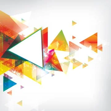 Abstract background with colored elements. Abstract vector illustration with Illustrazione stock
