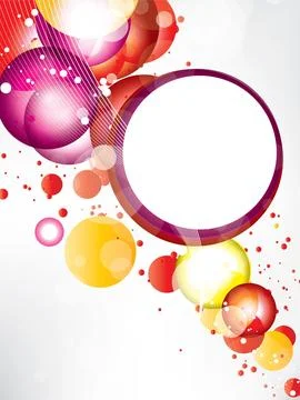 Abstract background with colored elements. Abstract vector illustration with 스톡 일러스트