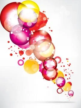 Abstract background with colored elements. Abstract vector illustration with 스톡 일러스트