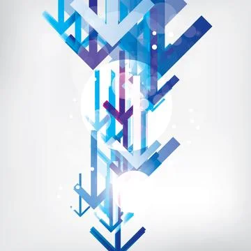 Abstract background with colored elements. Abstract vector illustration with イラスト素材