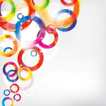 Abstract background with colored elements. Abstract vector illustration with イラスト素材