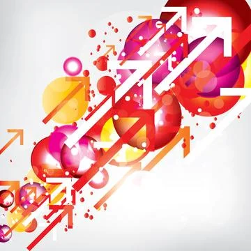 Abstract background with colored elements. Abstract vector illustration with Illustrazione stock