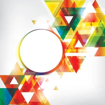 Abstract background with colored elements. Abstract vector illustration with Illustrazione stock