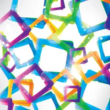 Abstract background with colored elements. Abstract vector illustration with 스톡 일러스트