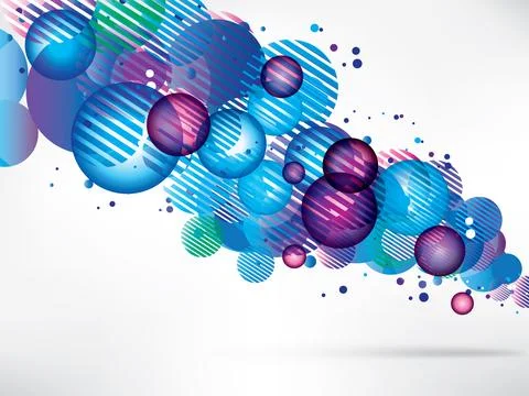 Abstract background with colored elements. Abstract vector illustration with 스톡 일러스트