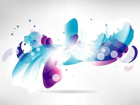 Abstract background with colored elements. Abstract vector illustration with Stock Illustration