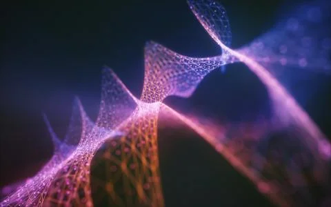 Abstract Background Colored Fluid Design Stock Illustration