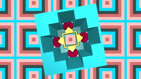 Abstract background with colored geometric elements Stock Footage 118577759