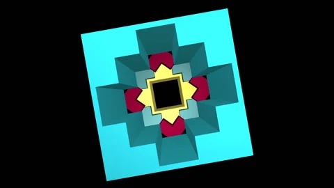 Abstract background with colored geometric elements Vídeos de archivo 118577853