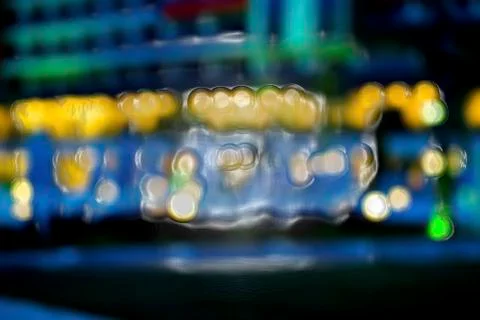Abstract background of colored glowing elements. Backdrop or wallpaper. Stock Photos
