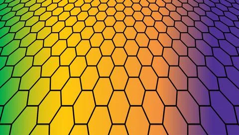 Abstract background of colored hedgehogs Stock Illustration