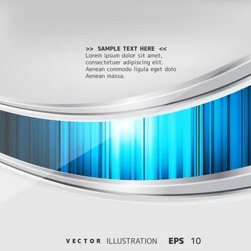 Abstract background with colored lines and geometric elements on paper layers 스톡 일러스트