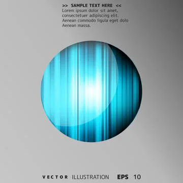 Abstract background with colored lines and geometric elements on paper layers Stock Illustration