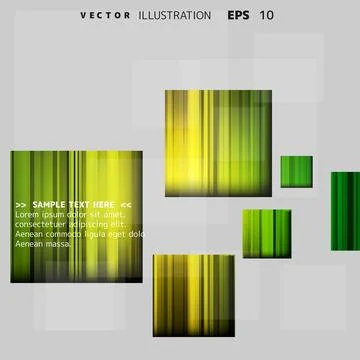 Abstract background with colored lines and geometric elements on paper layers 스톡 일러스트