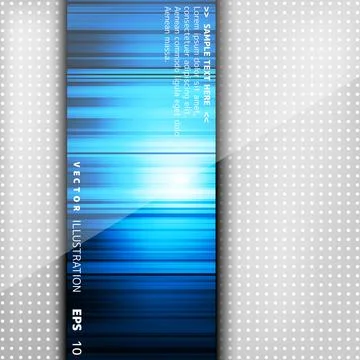 Abstract background with colored lines and geometric elements on paper layers Stock Illustration