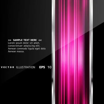 Abstract background with colored lines and geometric elements Illustrazione stock