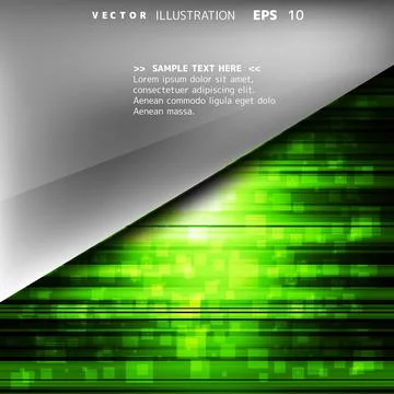 Abstract background with colored lines and geometric elements Ilustración de archivo