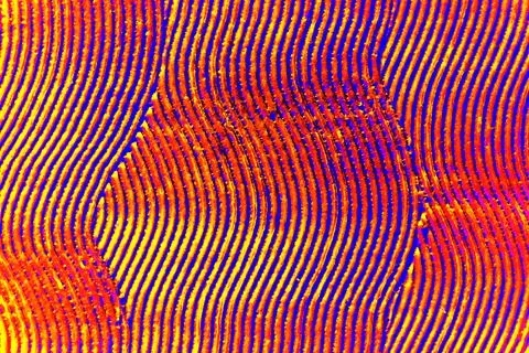 Abstract background of colored lines in the form of a geometric pattern. abst Illustrazione stock