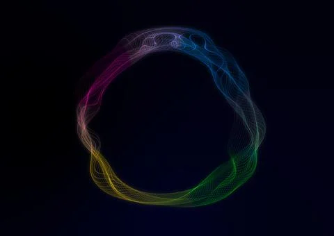 Abstract background of colored lines. Power channel Stock Photos