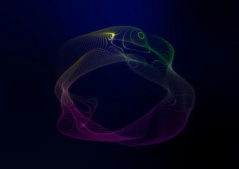 Abstract background of colored lines. Power channel Stock Photos