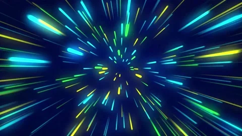 Abstract background. colored neon lines zoom Stock Footage 172585865