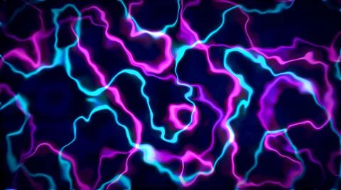 Abstract background colored neon lines Stock Illustration