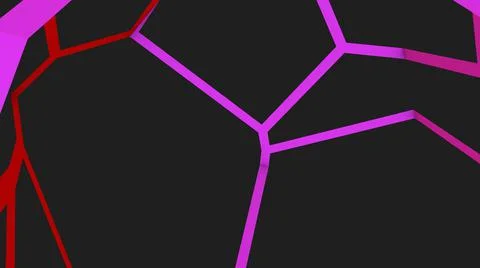 Abstract background from colored ribbons on a gray background. Wallpaper or s Stock Illustration