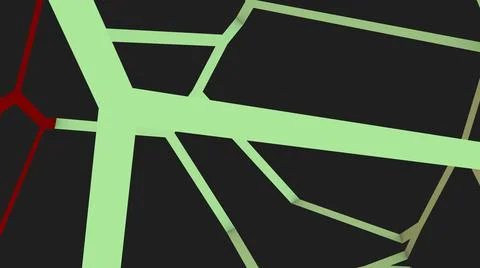 Abstract background from colored ribbons on a gray background. Stock-Illustration