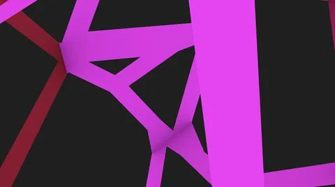 Abstract background from colored ribbons on a gray background. Stock-Illustration