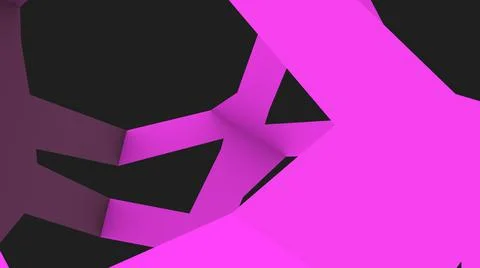 Abstract background from colored ribbons on a gray background. Wallpaper or s Stock-Illustration