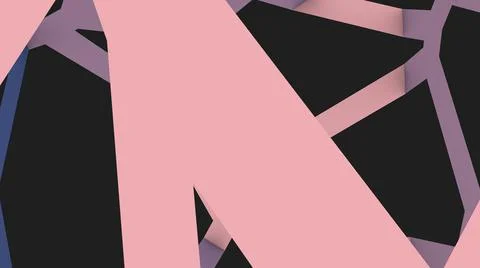 Abstract background from colored ribbons on a gray background. Stock-Illustration