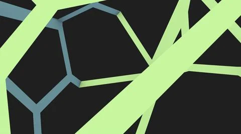 Abstract background from colored ribbons on a gray background. Stock-Illustration