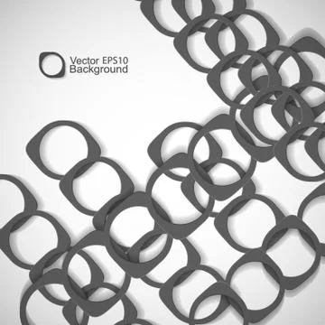 Abstract background of colored rounded bulk items Stock Illustration