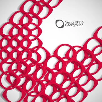 Abstract background of colored rounded bulk items Stock Illustration