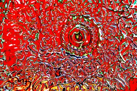 Abstract background of colored spots of light in the form of waves, wavy gl.. Ilustración de archivo