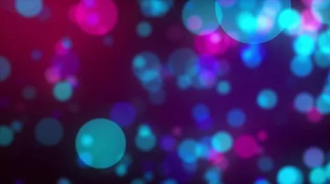 Abstract background with colored transparent circles bokeh. Computer gener... Fotos de archivo