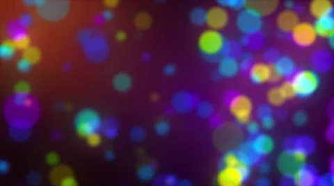 Abstract background with colored transparent circles bokeh. Computer gener... Fotos de archivo
