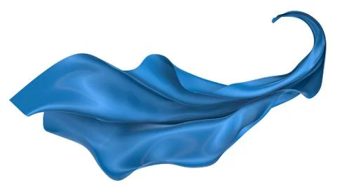 Abstract background of colored wavy silk or satin. Stock Illustration