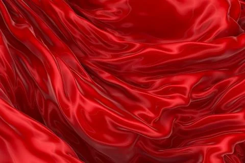 Abstract background of colored wavy silk or satin. Illustrazione stock