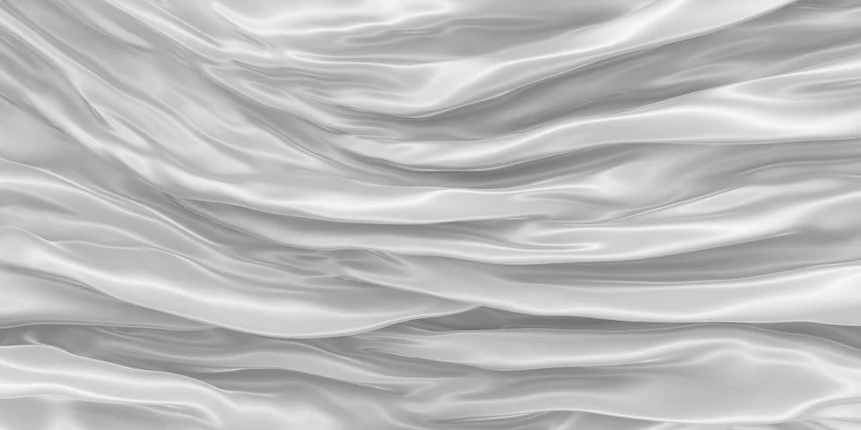 Abstract background of colored wavy silk or satin. Stock Illustration