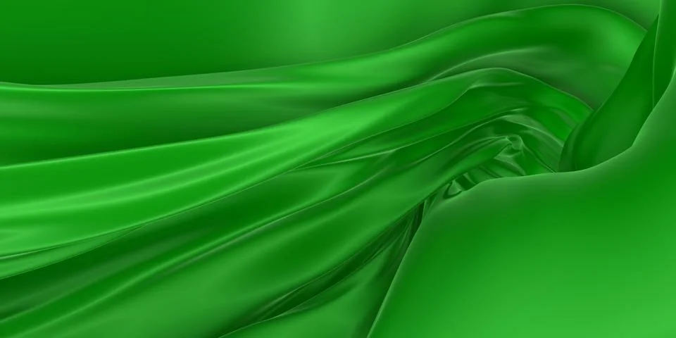 Abstract background of colored wavy silk or satin. Stock Illustration