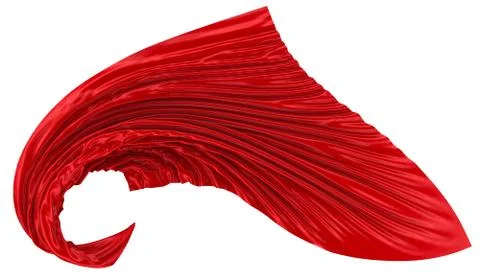 Abstract background of colored wavy silk or satin. Stock Illustration